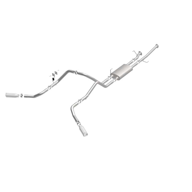 Magnaflow — MagnaFlow Cat-Back 10-15 Toyota Tundra SC LB / CC SB 4.6L/5.7L V8 SS 2.5 Dual Split Rear 4in Tip
Cat-Back - view 25