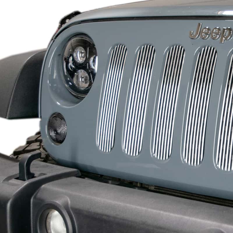 DV8 Offroad — DV8 Offroad 2007-2018 Jeep JK Polished Grille Inserts - view 9