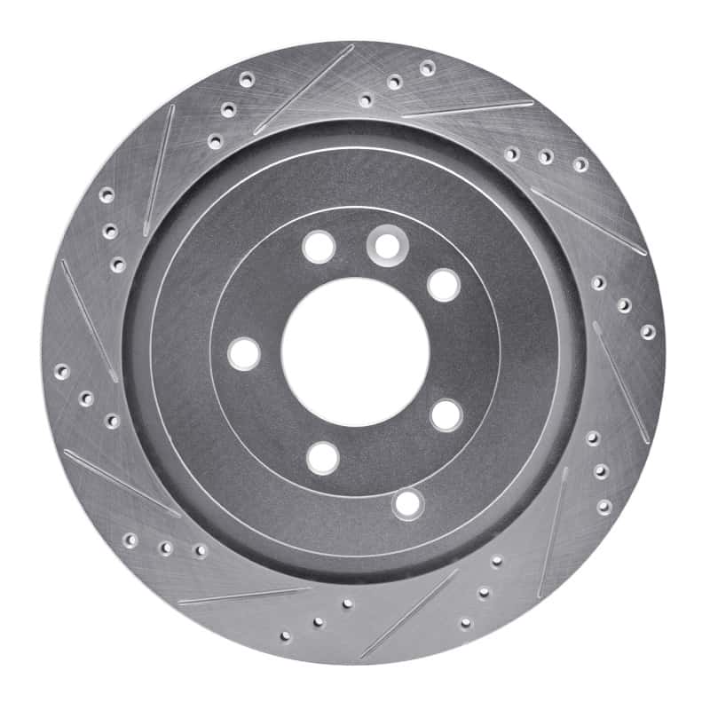 R1 Concepts — R1 05-16 Land Rover Discovery (Latin America) Rear Left Drilled & Slotted Silver Brake Rotor
R1 Brake Rotor Drill - view 1