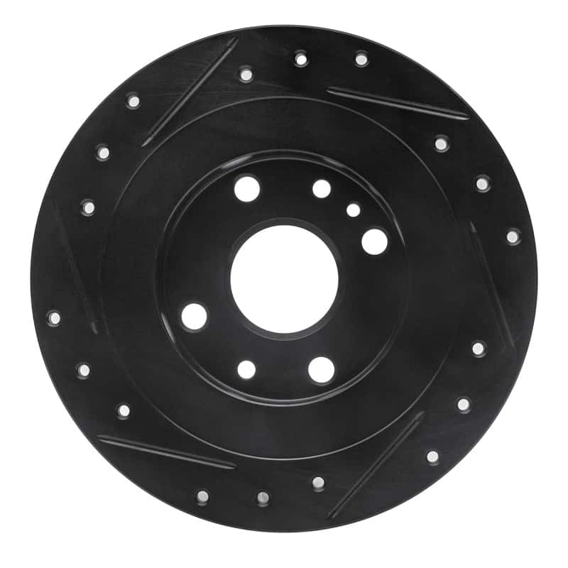 R1 Concepts — R1 1990-2003 Ford Escort Rear Right Drilled & Slotted Black Brake Rotor
R1 Brake Rotor Drill - view 5