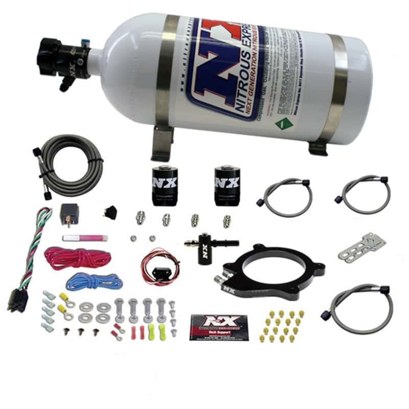 Nitrous Express — Nitrous Express Chevrolet Corvette/Camaro LT4 Supercharged 6.2L Nitrous Plate System w/10lb Bottle
Injection System Kit
N2OSys - view 1