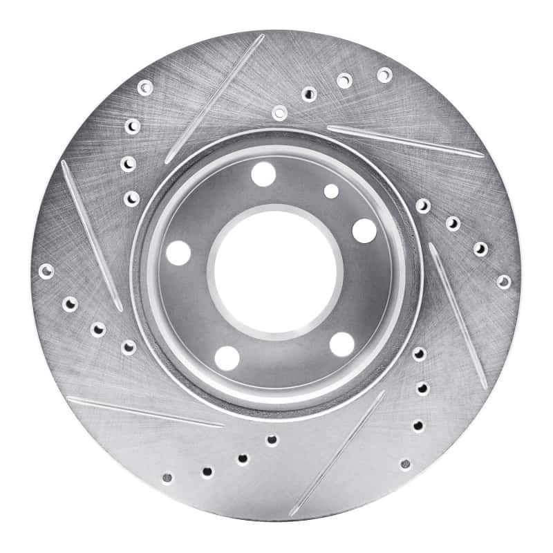 R1 Concepts — R1 82-86 BMW 735I Front Right Drilled & Slotted Silver Brake Rotor
R1 Brake Rotor Drill - view 5