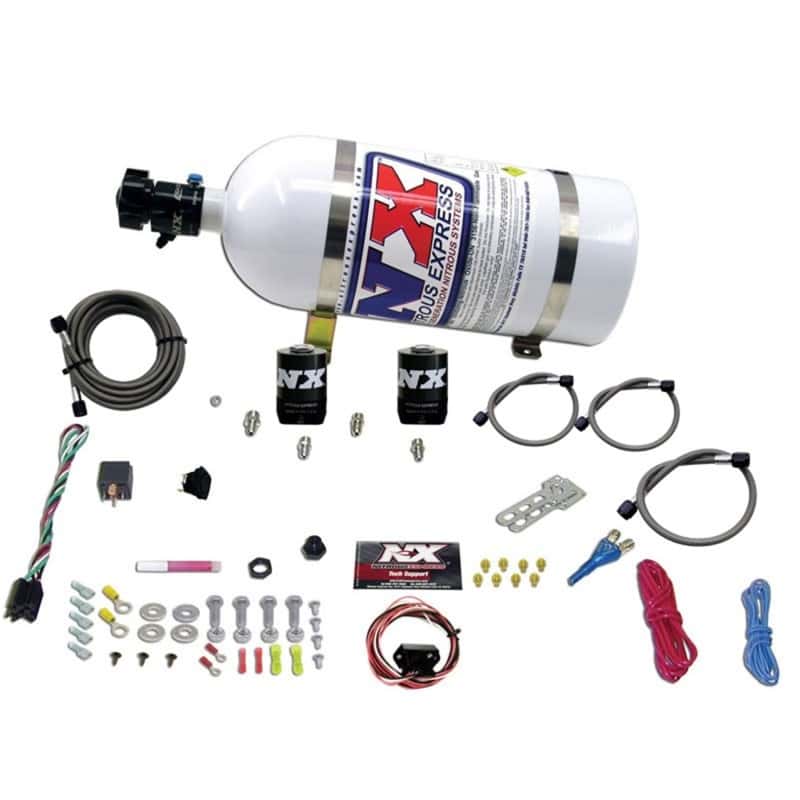 Nitrous Express — Nitrous Express Universal Fly By Wire Single Nozzle Nitrous Kit w/10lb Bottle (Incl TPS Switch)
Injection System Kit
N2OSys - view 1