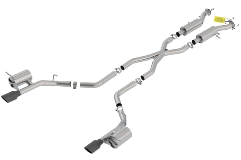 Borla — Borla 18-20 Dodge Durango SRT 6.2L V8 2.75in ATAK SS Catback Exhaust w/ BLK Chrome Tips
Cat-Back System - view 1