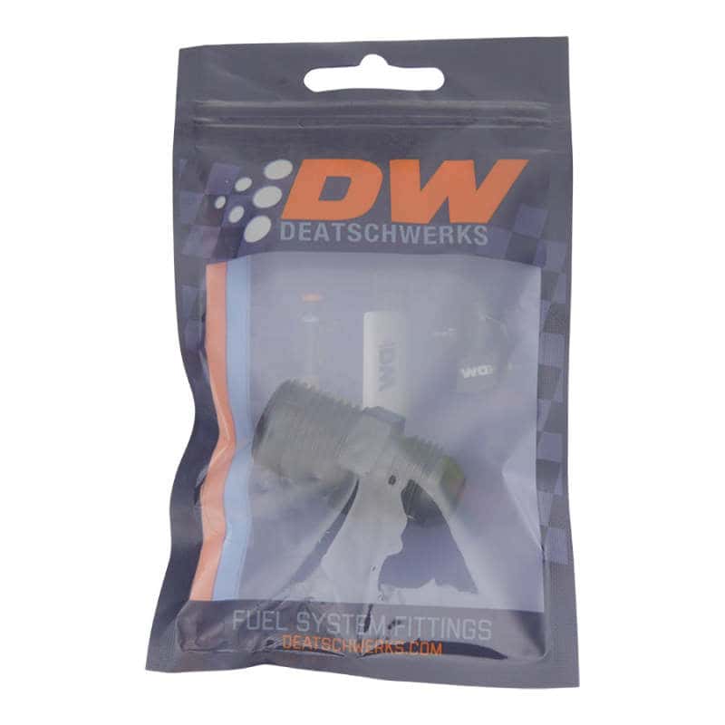 DeatschWerks — DeatschWerks 8AN Male Flare to 1/2in Male NPT Adapter - Anodized Matte Black
Lines & Fittings - view 2