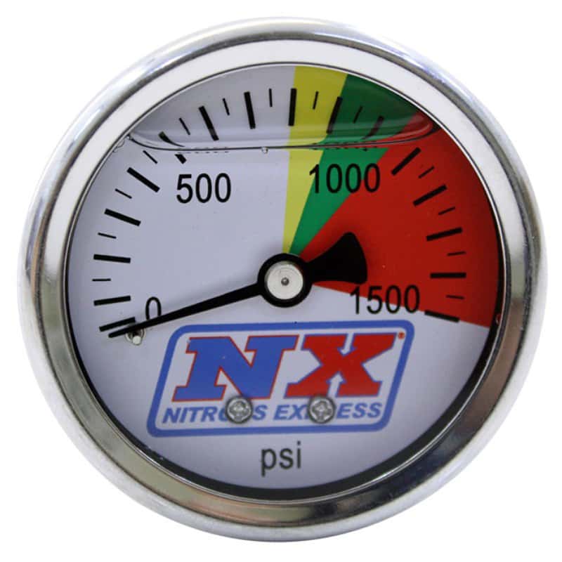 Nitrous Express — Nitrous Express Nitrous Pressure Gauge Only (0-1500 PSI)
N2OPresrGg
Gauge - view 2