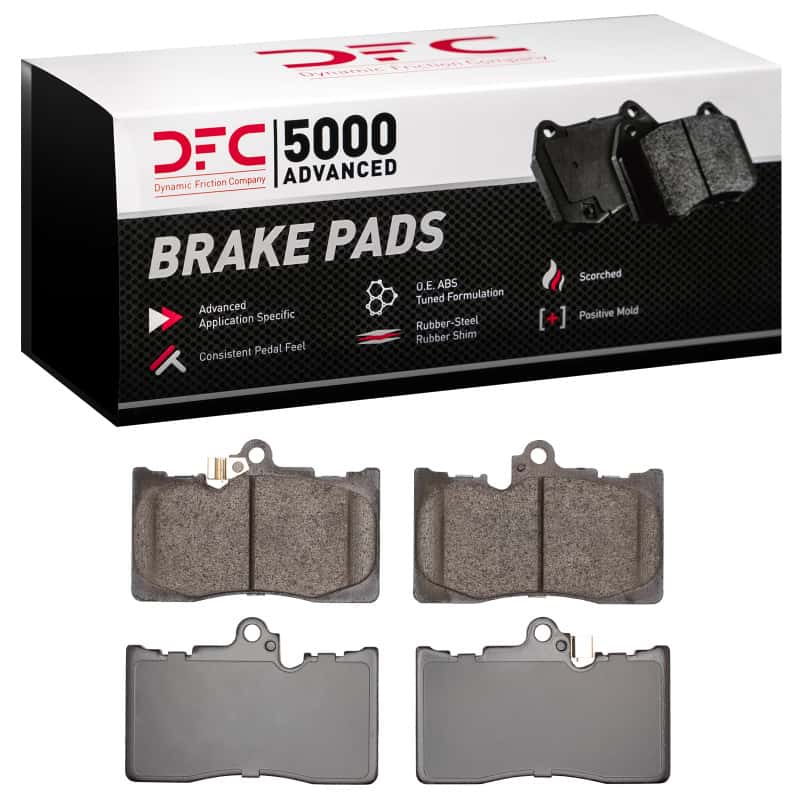 DFC — DFC 06-20 Lexus IS200T Front 5000 Advanced Low Metallic Brake Pads
DFC Brake Pad Set - view 1