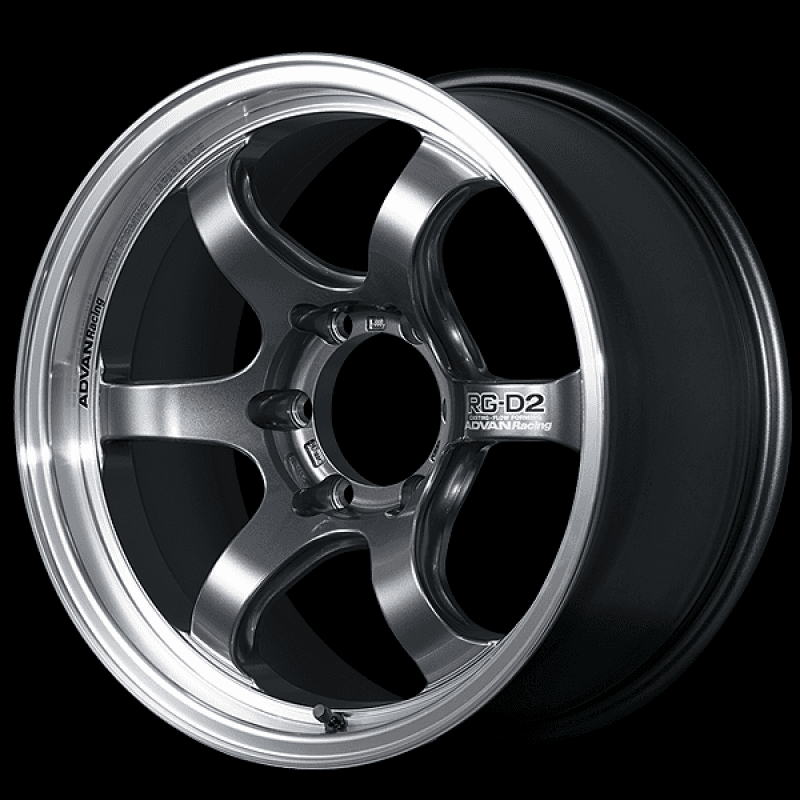 Advan — Advan RG-D2 for Truck 17x8.0 / +20 Offset / 6x139.7 / 112mm Bore / Machining and Racing Gunmetallic - view 1