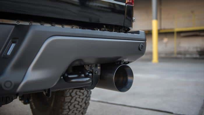 CORSA Performance — Corsa 2017-2020 Ford F-150 Raptor 3.5L Sport Cat-Back Dual Rear Exit w/ 5in Gunmetal Tip
Exhaust - view 6