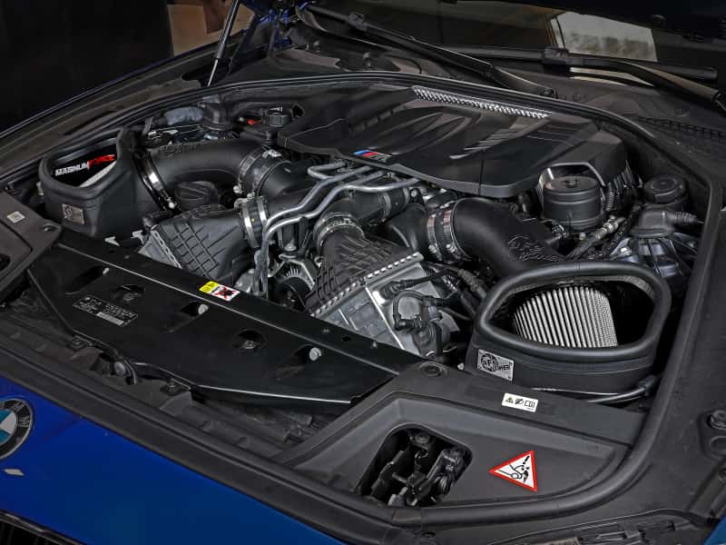 aFe — aFe POWER Magnum FORCE Stage-2 Pro DRY S Cold Air Intake System 12-19 BMW M5 (F10) / M6 (F12/13)
Magnum FORCE Intake - view 10