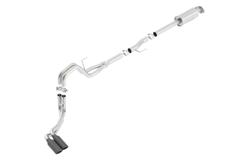 Borla — Borla 15-16 Ford F-150 3.5L EcoBoost Ext. Cab Std. Bed Black Chrome CB Exhaust ATAK Truck Side Exit
Cat-Back System - view 4