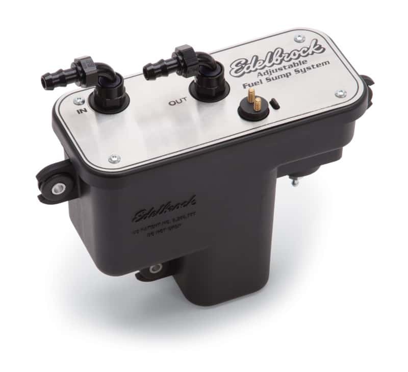 Edelbrock — Edelbrock Fuel System Universal Fuel Sump Module Adjustable Fuel Sump Tank Only 255 LPH
PUMPS - view 1