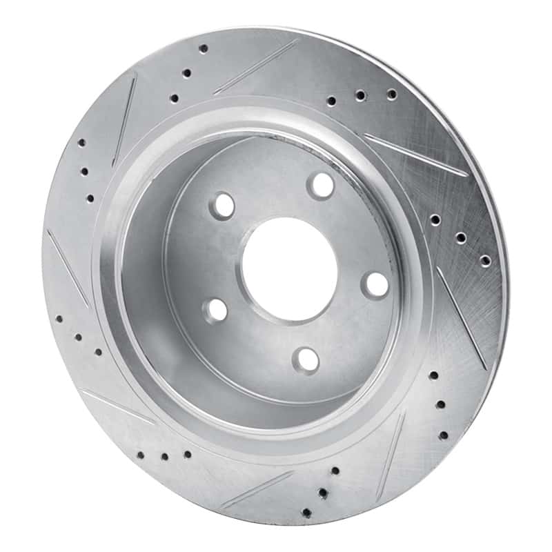 R1 Concepts — R1 02-24 Chrysler ASPEN Rear Right Drilled & Slotted Silver Brake Rotor
R1 Brake Rotor Drill - view 4