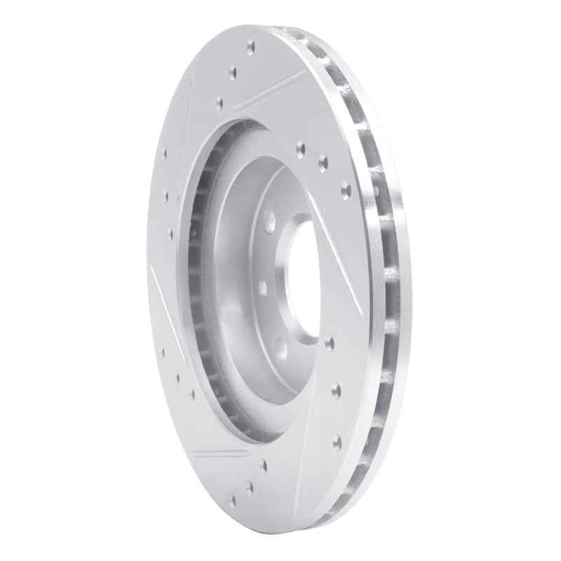 R1 Concepts — R1 15-19 Renault Logan (Mexico) Front Right Drilled & Slotted Silver Brake Rotor
R1 Brake Rotor Drill - view 4