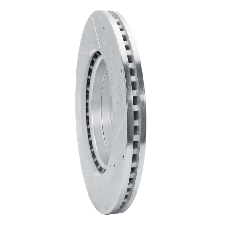 R1 Concepts — R1 2019-2025 Ram 1500 Front Left Drilled & Slotted Silver Brake Rotor
R1 Brake Rotor Drill - view 4