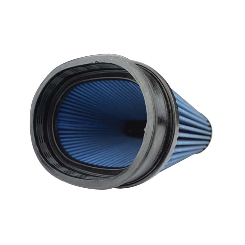 Injen — Injen NanoWeb Dry Air Filter 6.70x4.54 Oval neck/ 7.69 x 5.68 Base/ 7.25 Tall w/Barb Fit - 70 Pleat
Air Filter - view 6