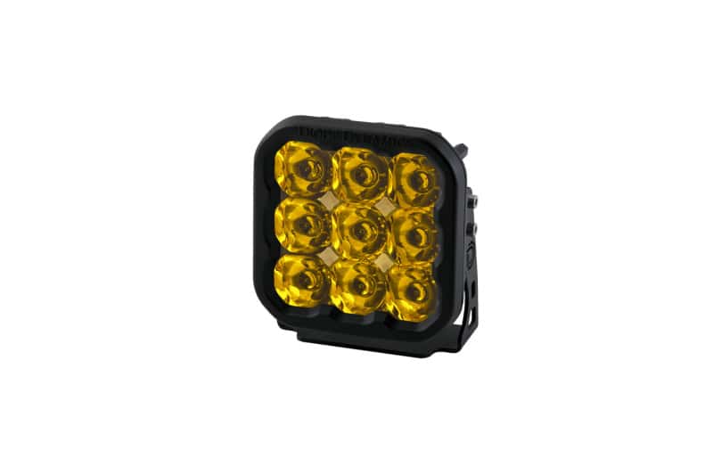 Diode Dynamics — Diode Dynamics SS5 LED Pod Pro - Yellow Spot (Single) - view 1