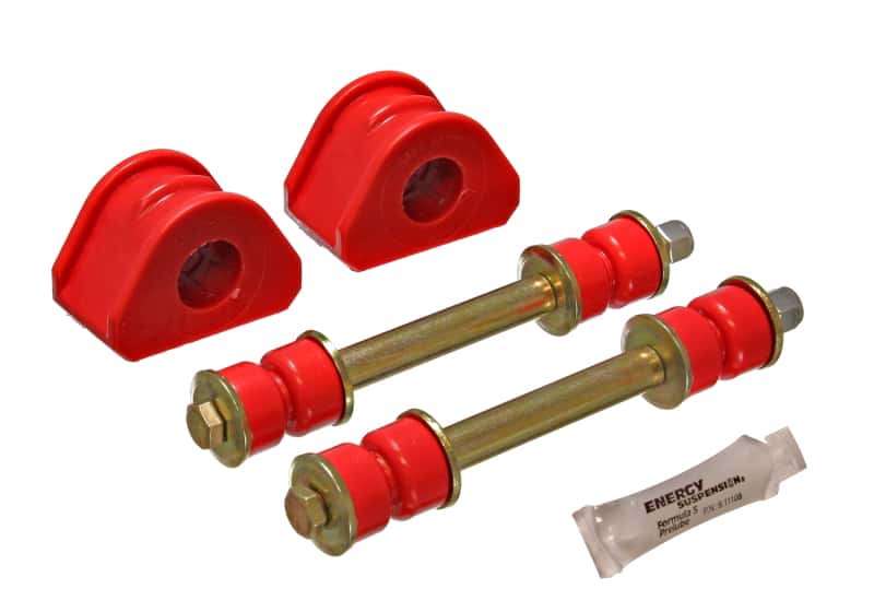 Energy Suspension — Energy Suspension 97-03 Ford F150 4wd/F250 Light Duty 4WD Red 27mm Front Sway Bar Bushing Set
Sway Bar Bushing Kit - view 4