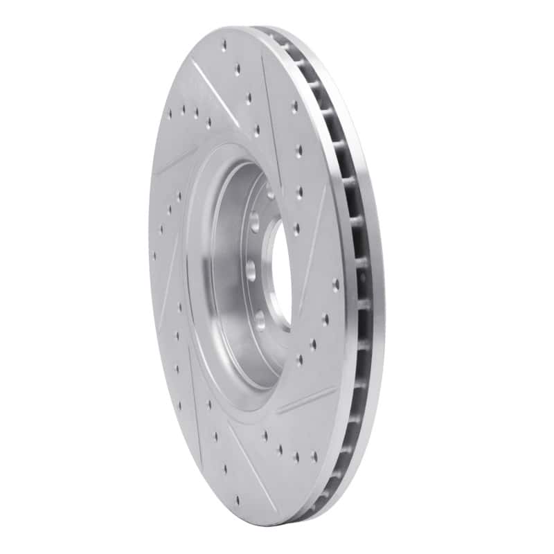 R1 Concepts — R1 99-10 Chevrolet ASTRA (Mexico) Front Left Drilled & Slotted Silver Brake Rotor
R1 Brake Rotor Drill - view 4