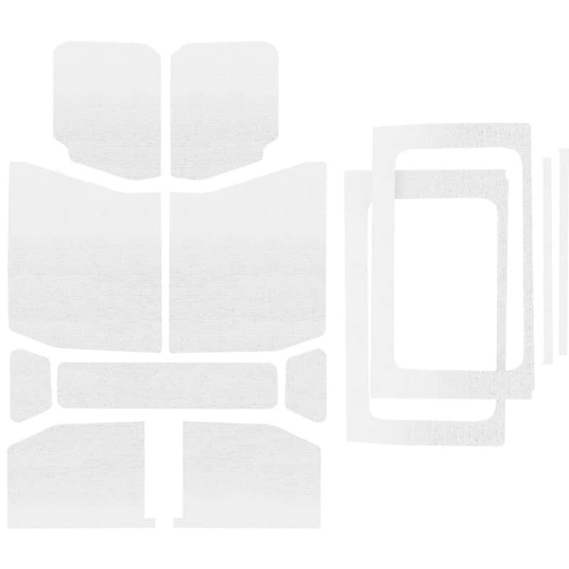 DEI — DEI 18-23 Jeep Wrangler JL 4-Door Boom Mat Complete Headliner Kit - 13 Piece - White
Sound Dampening Kit - view 2