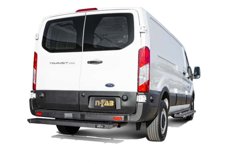 N-Fab — N-Fab Growler Fleet 07-18 Mercedes Sprinter 3 Door Van - Rear Door Step - Tex. Black - view 8