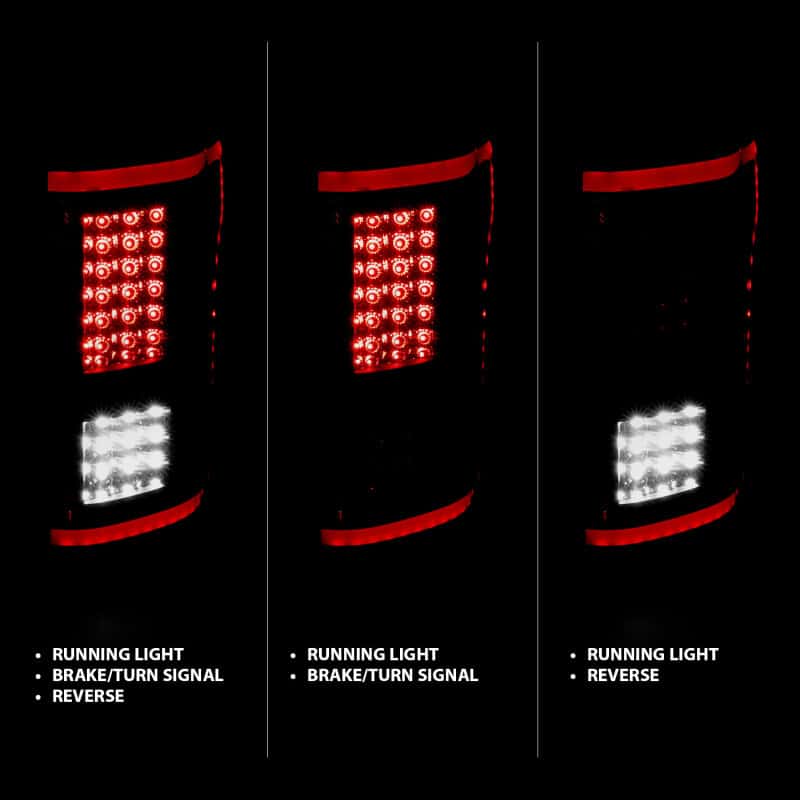 ANZO — ANZO 15-17 Ford F-150 LED Taillights - Smoke
Tail Light Set
LED Taillights - view 2