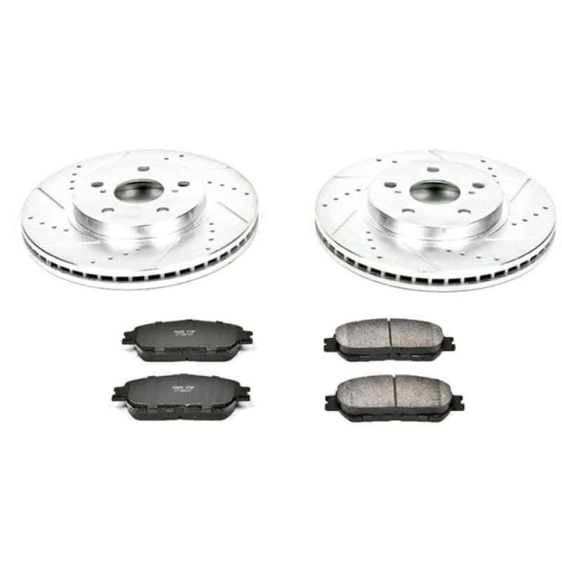 PowerStop — Power Stop 05-07 Toyota Avalon Front Z23 Evolution Sport Brake Kit - view 1