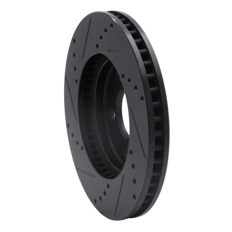 R1 Concepts — R1 05-10 Ford Mustang Front Right Drilled & Slotted Black Brake Rotor
R1 Brake Rotor Drill - view 4