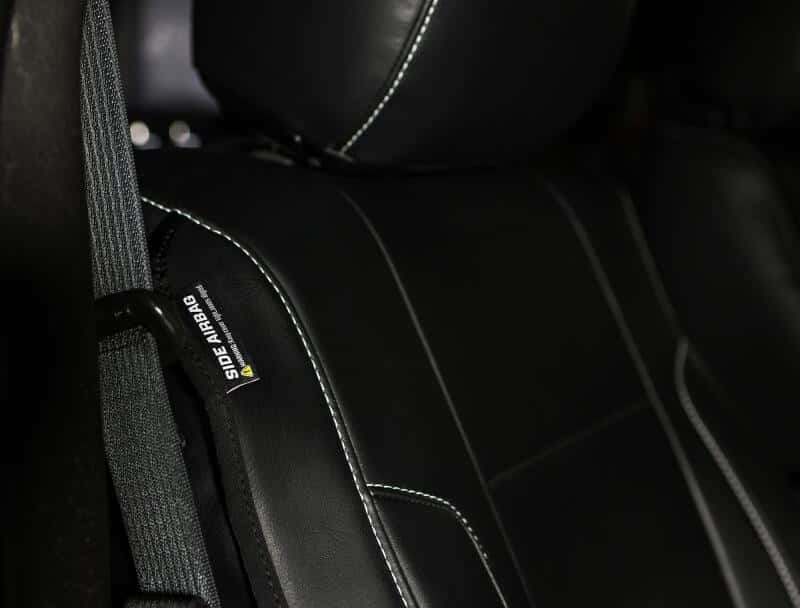 PRP Seats — PRP 12-14 Ford Raptor Front Seat Covers (Pair) - Black w Silver Stitch - view 7