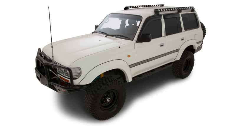Rhino-Rack — Rhino-Rack Toyota Landcruiser 80 Series Wagon Backbone Mounting System - Long Guttermount - view 7