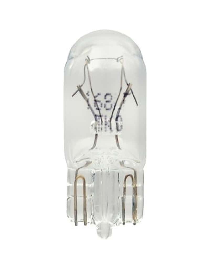 Hella — Hella Bulb 168 12V 5W 3Cp W21X95D T325 (2)
168TB Incan Bulb - view 1