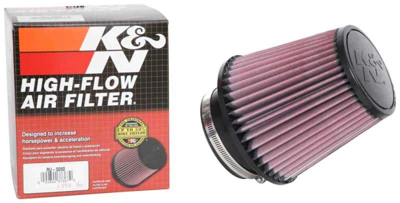 K&N Engineering — K&N Universal Clamp-On Air Filter 4in FLG / 6-1/2in B / 4-1/2in T / 6in H
Universal Clamp-On A
Clamp-on Air Filter - view 4