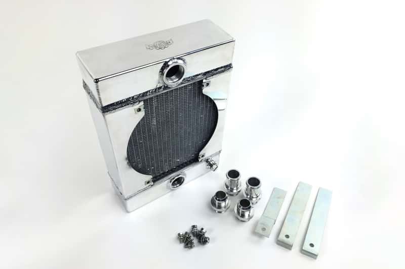 CSF — CSF Universal Drag Race / Tuck Radiator w/9in Spal Fan - 10.5in H x 10in L x 3.6in W
CSF Radiator - view 2