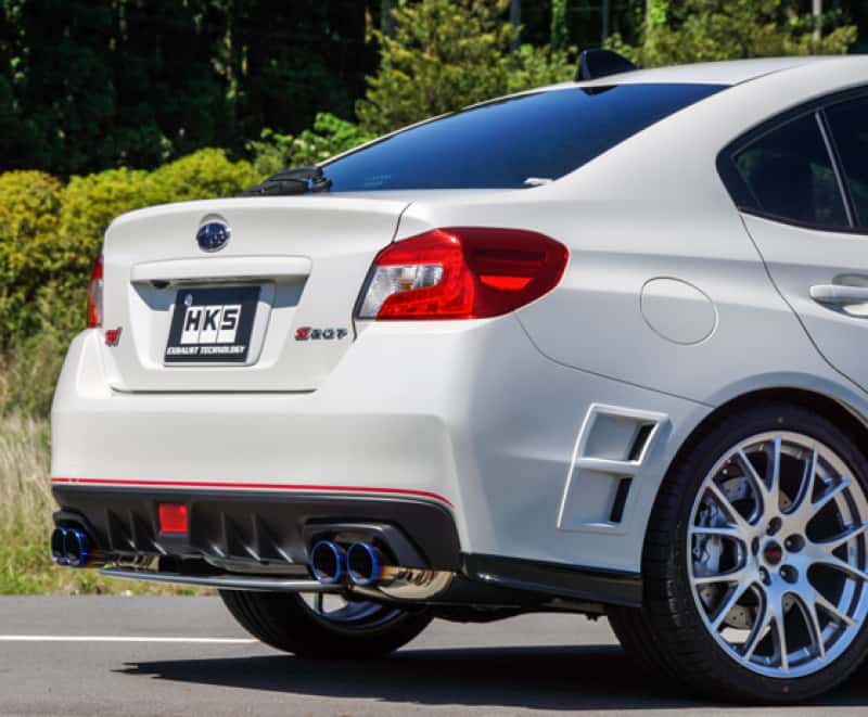 HKS — HKS SUPER TURBO MUFFLER 14+ Subaru WRX STi (EJ20) Catback Exhaust - view 1