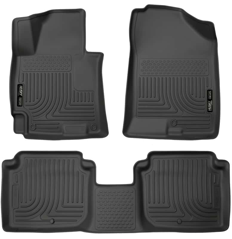 Husky Liners — Husky Liners 2014-2016 Hyundai Elantra WeatherBeater Combo Black Floor Liners
Floor Liners - view 1