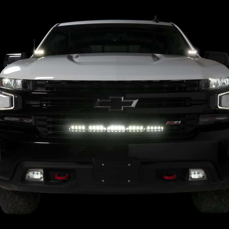 Putco — Putco 19-21 Chevy Silverado LD - Grille Brackets for PN 10030/11030 - 30in Curved
Grille Bracket - view 2