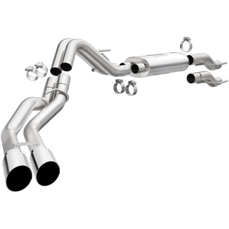 Magnaflow — Magnaflow 15-21 Ford F-150 Street Series Cat-Back Performance Exhaust System- SS Polished Rear Exit - view 1