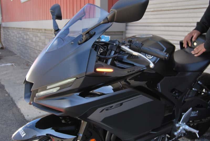 New Rage Cycles — New Rage Cycles 25+ Yamaha R3 Front Turn Signals - view 1
