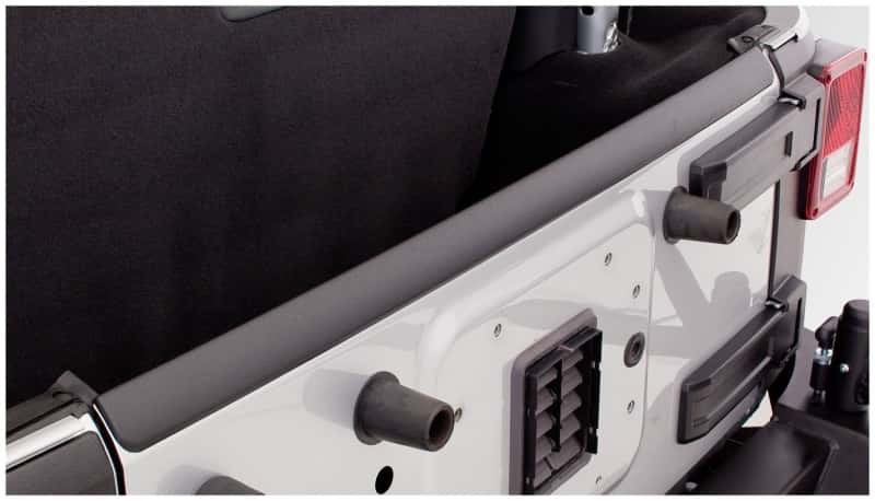 Bushwacker — Bushwacker 07-18 Jeep Wrangler Trail Armor Hood and Tailgate Protector Excl Power Dome Hood - Black
Trail Armor - view 6