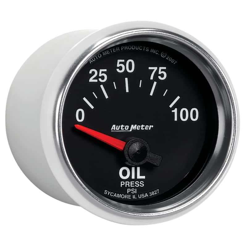 AutoMeter — Autometer GS 0-100 PSI Short Sweep Electronic Oil Pressure Gauge
2-1/16" OIL PRESS, 0 - view 9