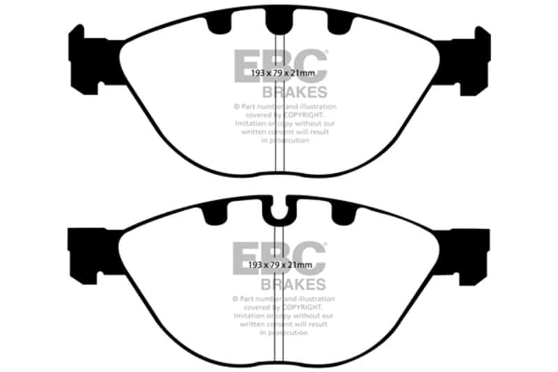 EBC — EBC 06-10 BMW M5 5.0 (E60) Bluestuff Front Brake Pads
Disc Brake Pad - view 3