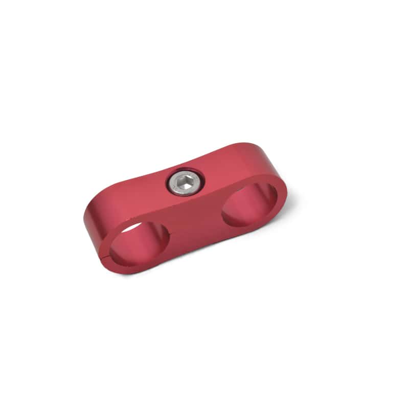Russell — Russell Hose Separator For -10 Braided Hose Red Anodize (2 Pack) - view 2