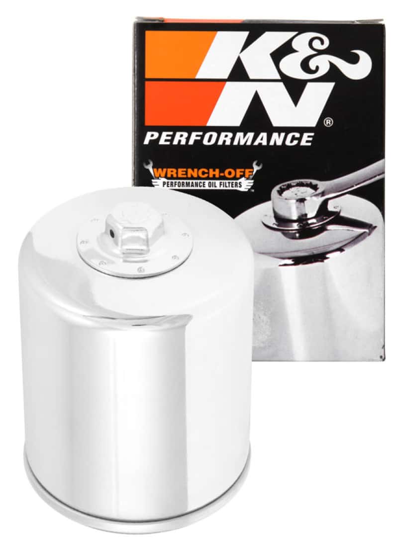 K&N Engineering — K&N Oil Filter 02-10 Harley-Davidson VRSC 3in OD x 3.844in Height - view 7