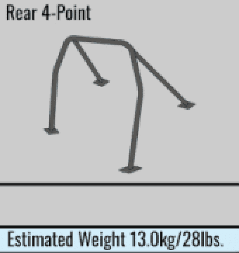 Cusco — Cusco Safety 21 2-Passenger 4-Point BLK Roll Cage Subaru WRX GDA 01-07 (S/O/No Cancel) - view 4