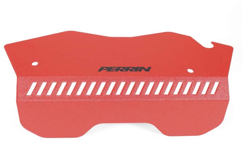 Perrin Performance — PERRIN 22-25 Subaru WRX Pulley Cover - Red (TALL - For Use w/o PERRIN AOS) - view 2