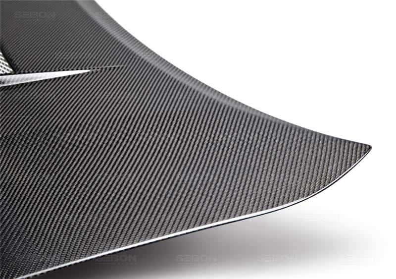 Seibon — Seibon 14-15 Honda Civic 2dr VSII-Style Carbon Fiber Hood - view 12