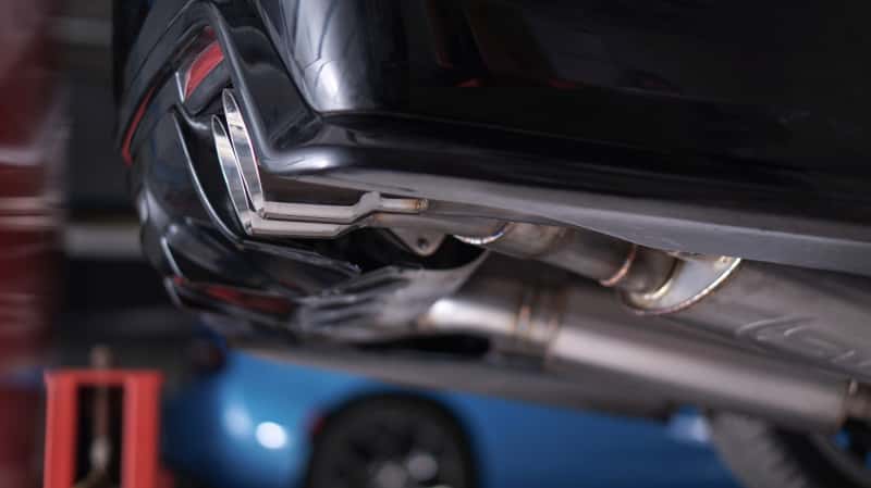 Stainless Works — Stainless Works 2016-18 Cadillac CTS-V Sedan Axle Back System Dual-Mode Turbo Mufflers 4in Tips
Exhaust System - view 16