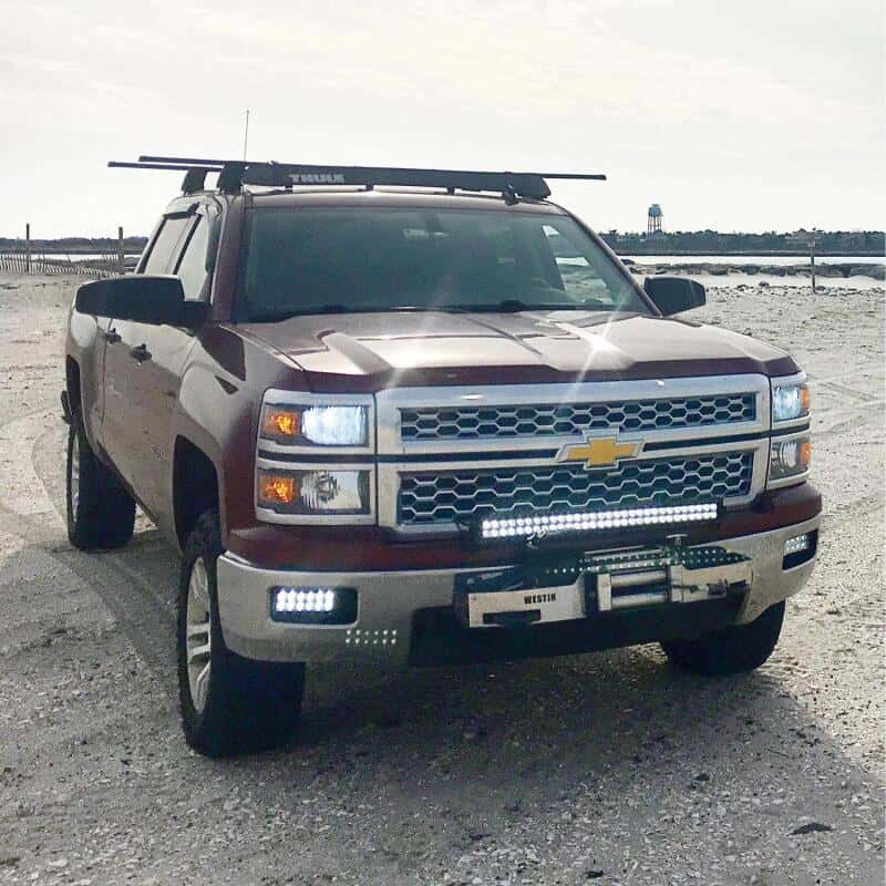 Westin — Westin 2014-2017 Chevrolet Silverado 1500 MAX Winch Tray Face Plate - SS
WinchMntPlateTrim - view 4