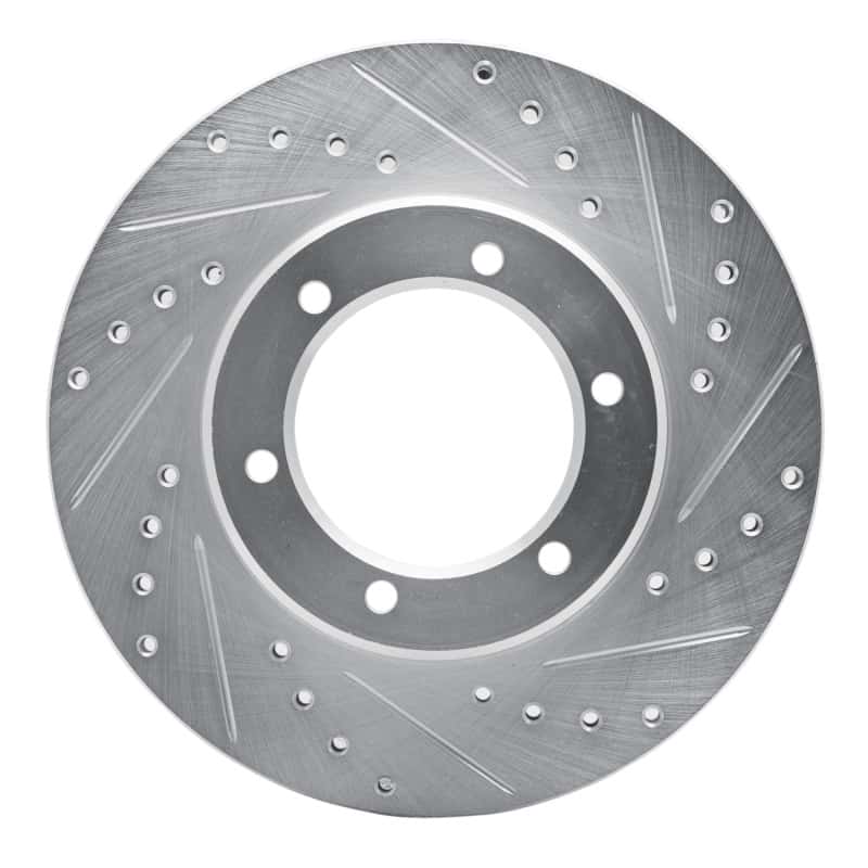 R1 Concepts — R1 86-95 Toyota Pickup Front Right Drilled & Slotted Silver Brake Rotor
R1 Brake Rotor Drill - view 1