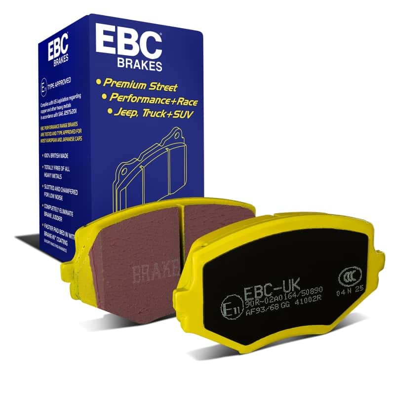 EBC — EBC 94-01 Mazda Miata MX5 1.8 Yellowstuff Front Brake Pads
Disc Brake Pad - view 1